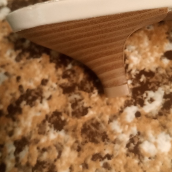 COPY - AK sling back multi colored shoes, pink, yellow, teal, cream, orange spl… - Picture 6 of 9